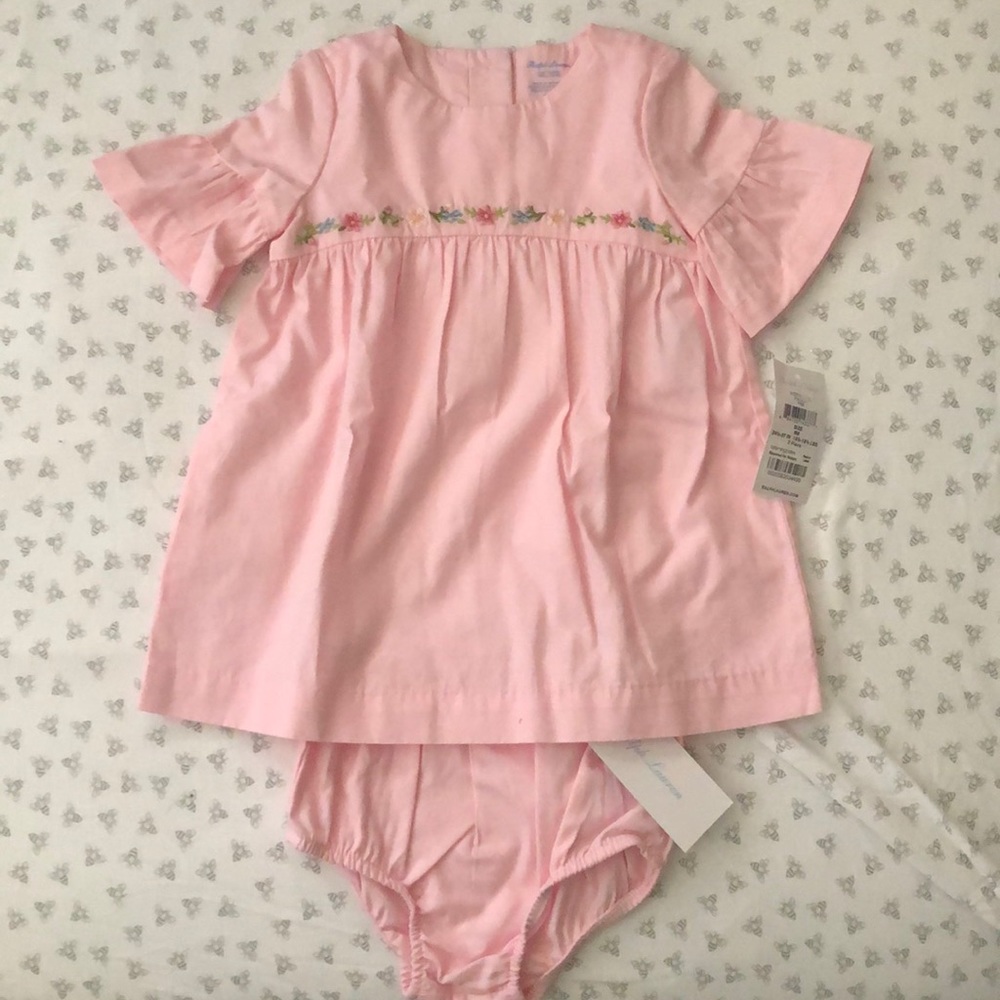 NWT. Beautiful 6 mo Ralph Lauren Dress w/ Bloomers